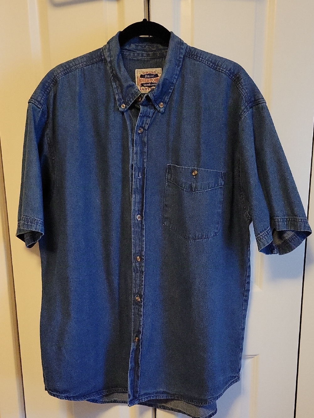 Short Sleeve Denim XL